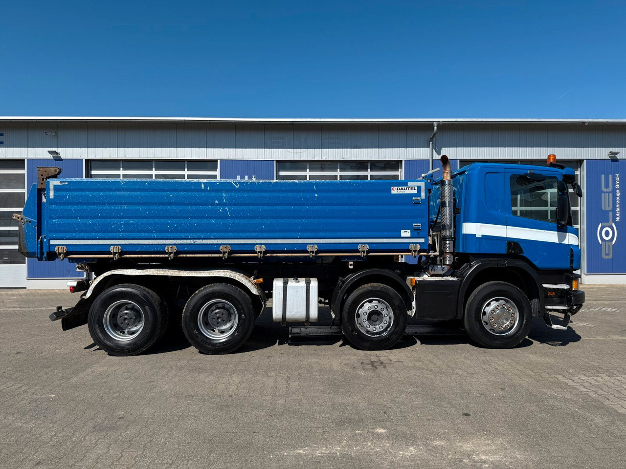 Scania P 410 8x4 Dreiseitenkipper DAUTEL - 翻斗车:图3 Scania P 410 8x4 Dreiseitenkipper DAUTEL - 翻斗车:图3