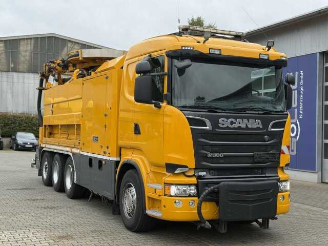 Scania R500 8x4 Kanalreiniger Kombi MÜLLER CM 170 KT - 真空车:图1 Scania R500 8x4 Kanalreiniger Kombi MÜLLER CM 170 KT - 真空车:图1