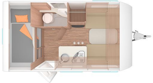 Weinsberg CaraOne 400 LK Auflastung 1200 kg - 旅行拖车:图2 Weinsberg CaraOne 400 LK Auflastung 1200 kg - 旅行拖车:图2
