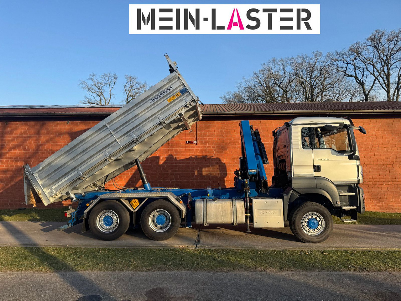 MAN Aufbau Meiller Bordmatik + HMF 1330 K4 15m Funk - 翻斗车, 起重车:图5 MAN Aufbau Meiller Bordmatik + HMF 1330 K4 15m Funk - 翻斗车, 起重车:图5