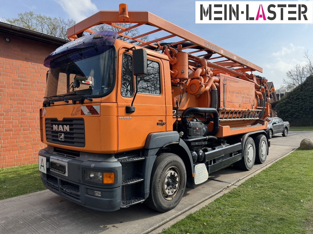 MAN FE 410 Assmann Saug HD Spüler Recycling + FB. - 真空车:图2 MAN FE 410 Assmann Saug HD Spüler Recycling + FB. - 真空车:图2