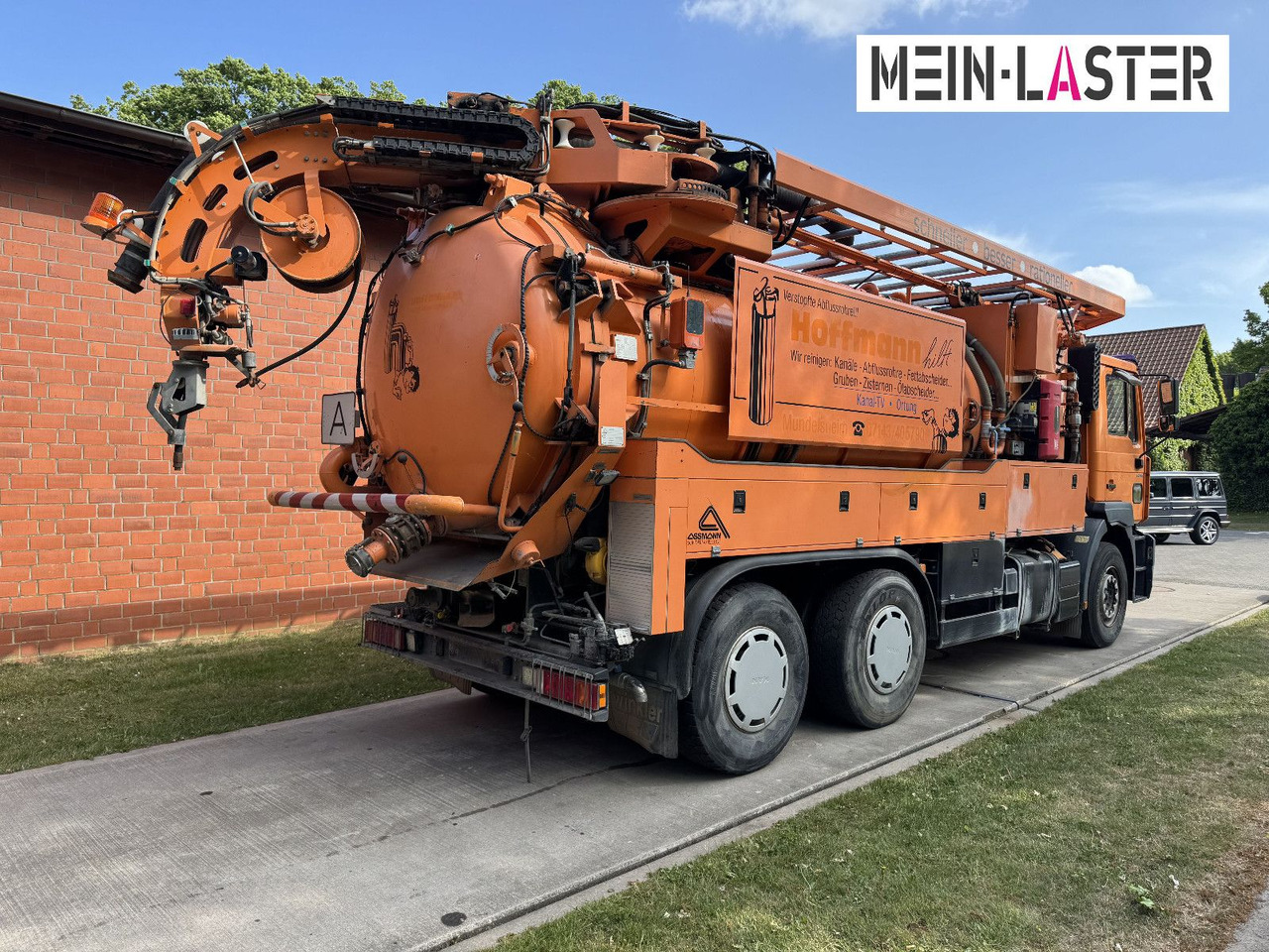 MAN FE 410 Assmann Saug HD Spüler Recycling + FB. - 真空车:图5 MAN FE 410 Assmann Saug HD Spüler Recycling + FB. - 真空车:图5