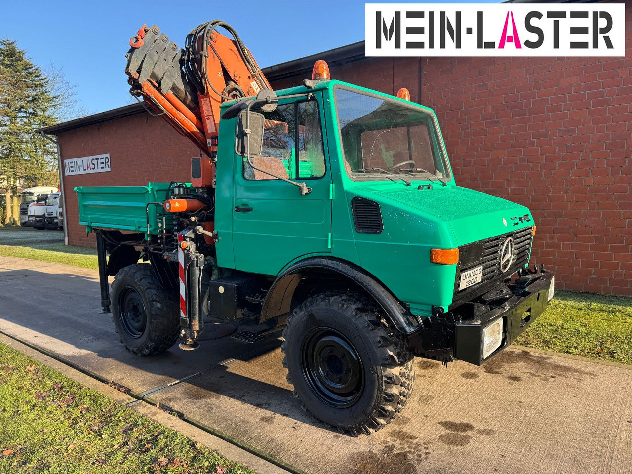 Unimog U 1200 Atlas 75.2 Kran 14 m Funk FB *1. Hand - 起重车, 翻斗车:图4 Unimog U 1200 Atlas 75.2 Kran 14 m Funk FB *1. Hand - 起重车, 翻斗车:图4