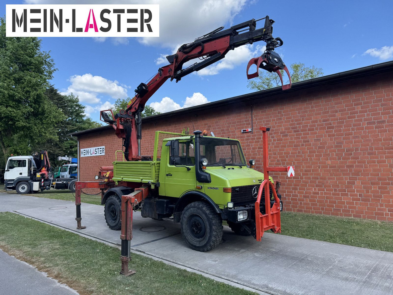 Unimog U 1650 PK 10500 Kran 15 m max. 3,9 t Seilwinde - 起重车:图1 Unimog U 1650 PK 10500 Kran 15 m max. 3,9 t Seilwinde - 起重车:图1