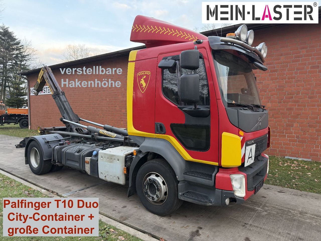 Volvo FL 250 Palfinger T10Duo City + StandardContainer - 吊钩升降车:图1 Volvo FL 250 Palfinger T10Duo City + StandardContainer - 吊钩升降车:图1