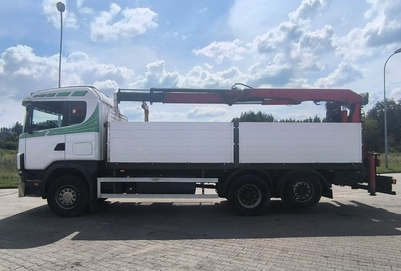 SCANIA 144.460 - 栏板式/ 平板卡车, 起重车:图4 SCANIA 144.460 - 栏板式/ 平板卡车, 起重车:图4