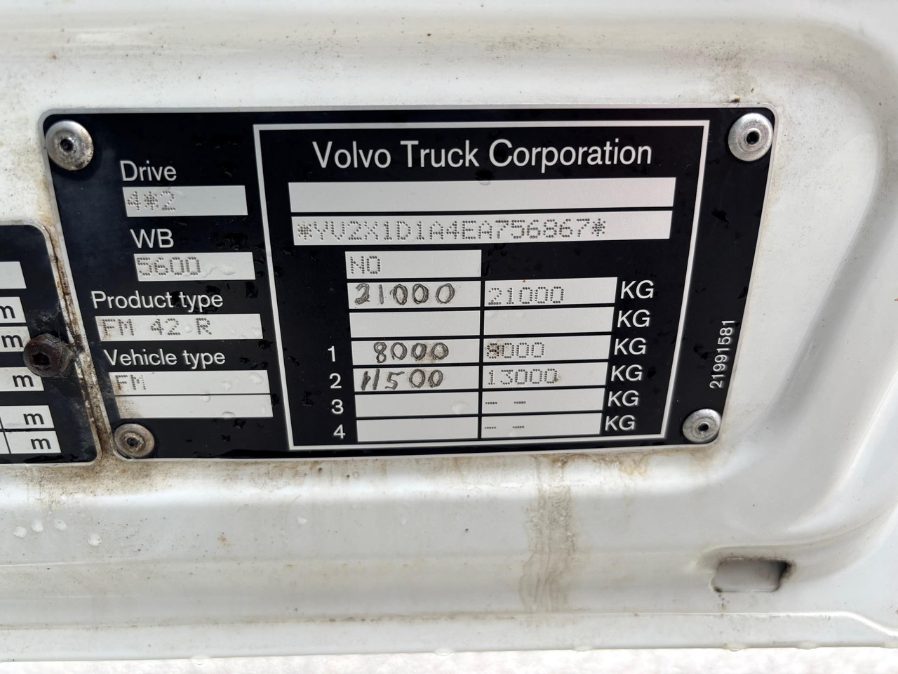 厢式卡车 VOLVO FM330：图19