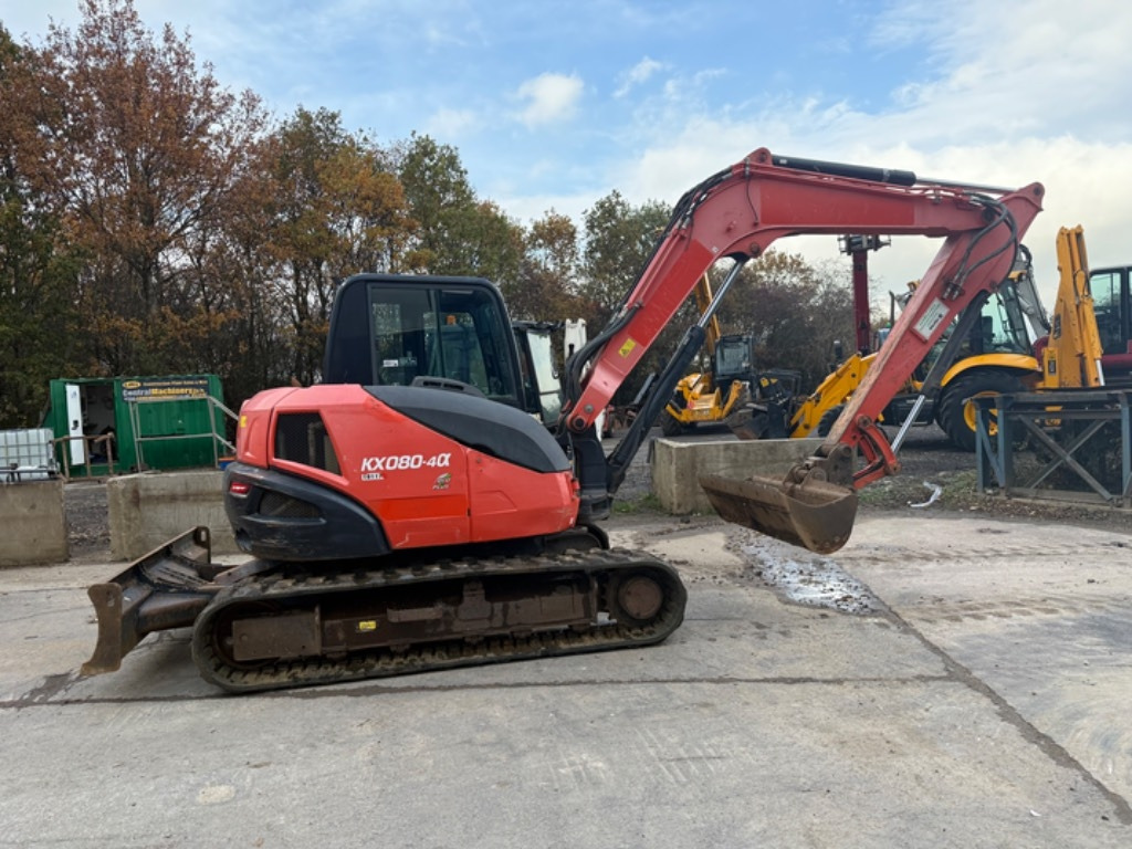 Kubota KX 080-4 - 小型挖掘机:图1 Kubota KX 080-4 - 小型挖掘机:图1