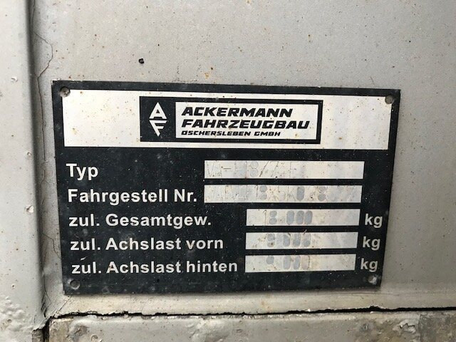Ackermann VA-F 18/7.4E VA-F 18/7.4E Kühlanhänger, Thermo-King, LBW - 冷藏拖车:图5 Ackermann VA-F 18/7.4E VA-F 18/7.4E Kühlanhänger, Thermo-King, LBW - 冷藏拖车:图5