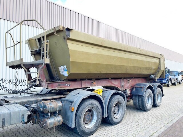 Kempf SKM 32/2 SKM 32/2 Stahlmulde ca. 24m³, Liftachse, Zwillingsbereift - 翻斗半拖车:图1 Kempf SKM 32/2 SKM 32/2 Stahlmulde ca. 24m³, Liftachse, Zwillingsbereift - 翻斗半拖车:图1