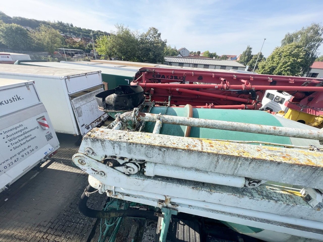 MAN 33.292 8x4 33.292 8x4 Mischer Stetter 7m³ mit Pumpe Schwing 21m, 6-Zylinder - 混凝土搅拌车:图3 MAN 33.292 8x4 33.292 8x4 Mischer Stetter 7m³ mit Pumpe Schwing 21m, 6-Zylinder - 混凝土搅拌车:图3