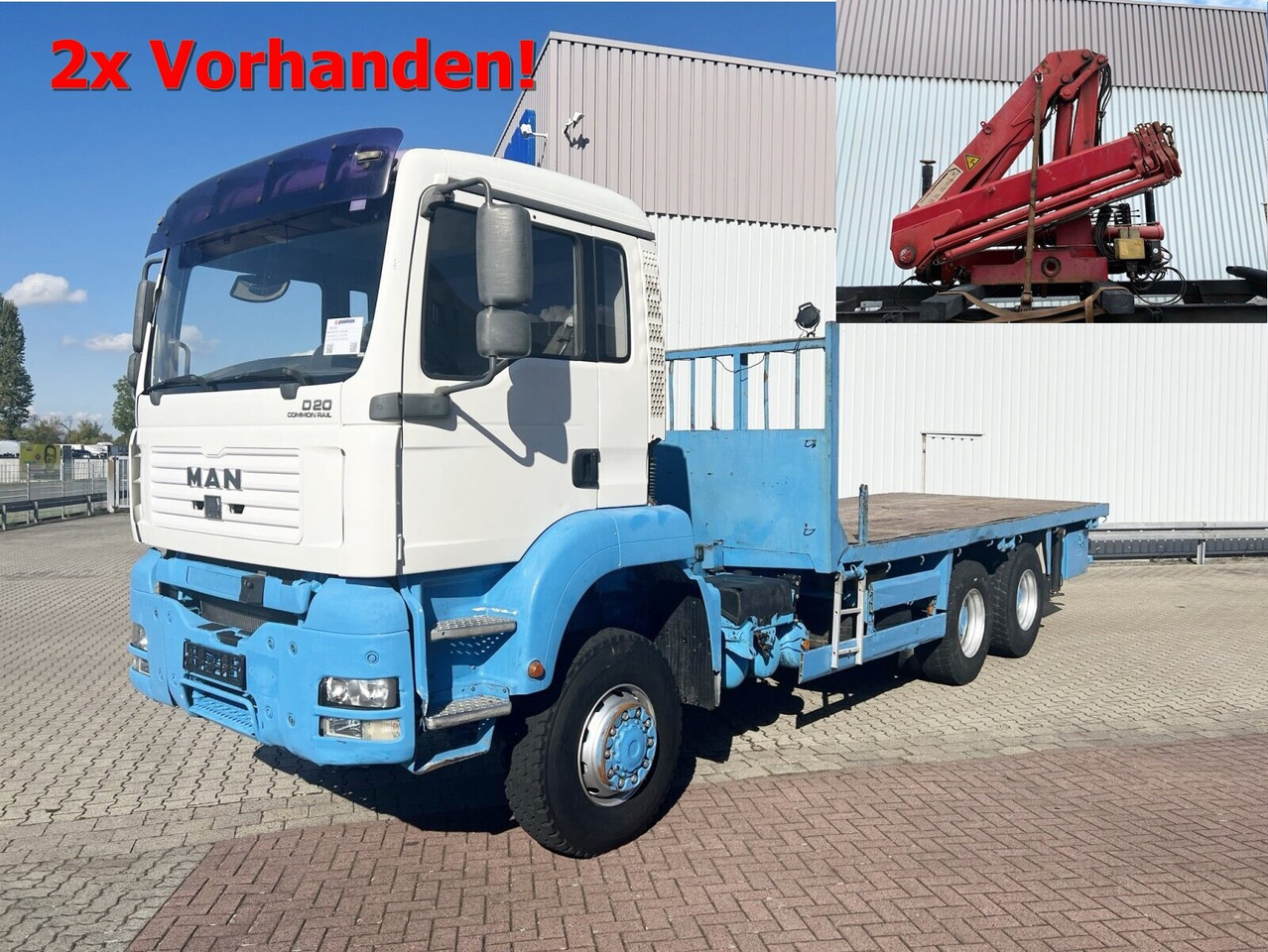 MAN TGA 26.310 6X6 BB TGA 26.310 6X6 BB mit Kran HMF 1253-K4, Funk - 起重车, 栏板式/ 平板卡车:图1 MAN TGA 26.310 6X6 BB TGA 26.310 6X6 BB mit Kran HMF 1253-K4, Funk - 起重车, 栏板式/ 平板卡车:图1