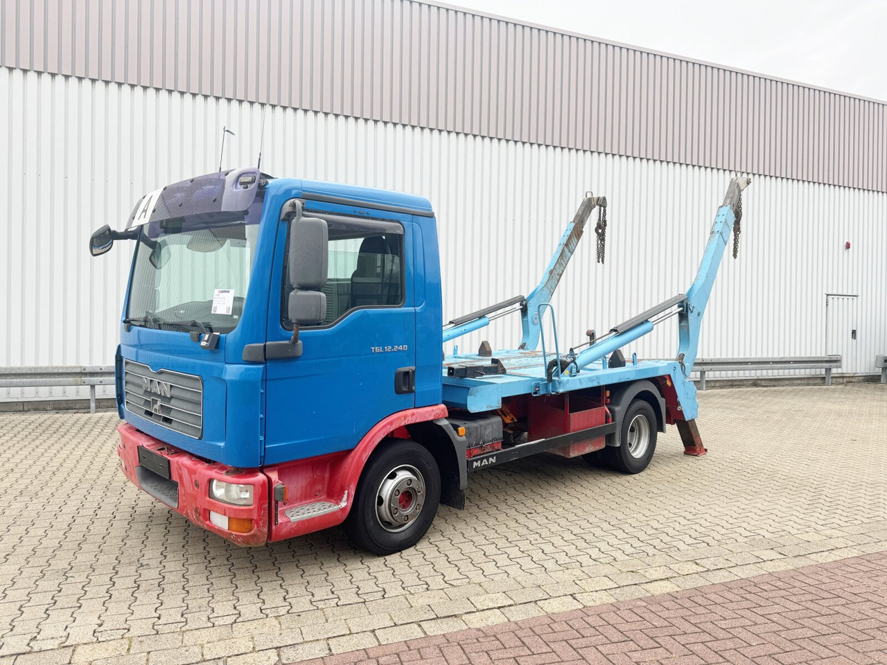 MAN TGL 12.240 4X2 BB TGL 12.240 4X2 BB, Tele-Absetzer - 箕斗装载车:图1 MAN TGL 12.240 4X2 BB TGL 12.240 4X2 BB, Tele-Absetzer - 箕斗装载车:图1