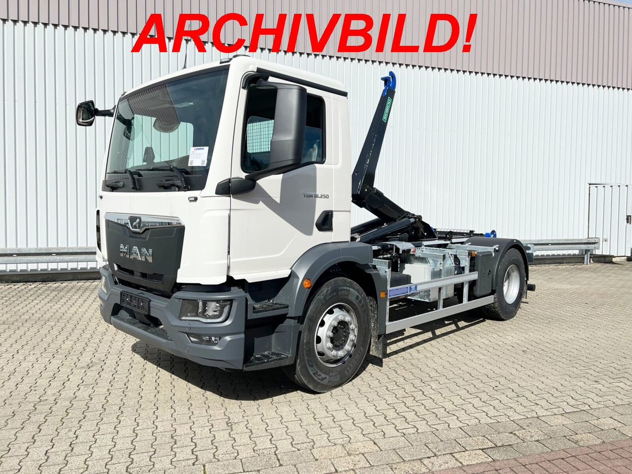 MAN TGS 18.360 4X2 BL TGS 18.360 4X2 BL, Hyva 10.45 S, Teleskopabrollanlage - 吊钩升降车:图1 MAN TGS 18.360 4X2 BL TGS 18.360 4X2 BL, Hyva 10.45 S, Teleskopabrollanlage - 吊钩升降车:图1