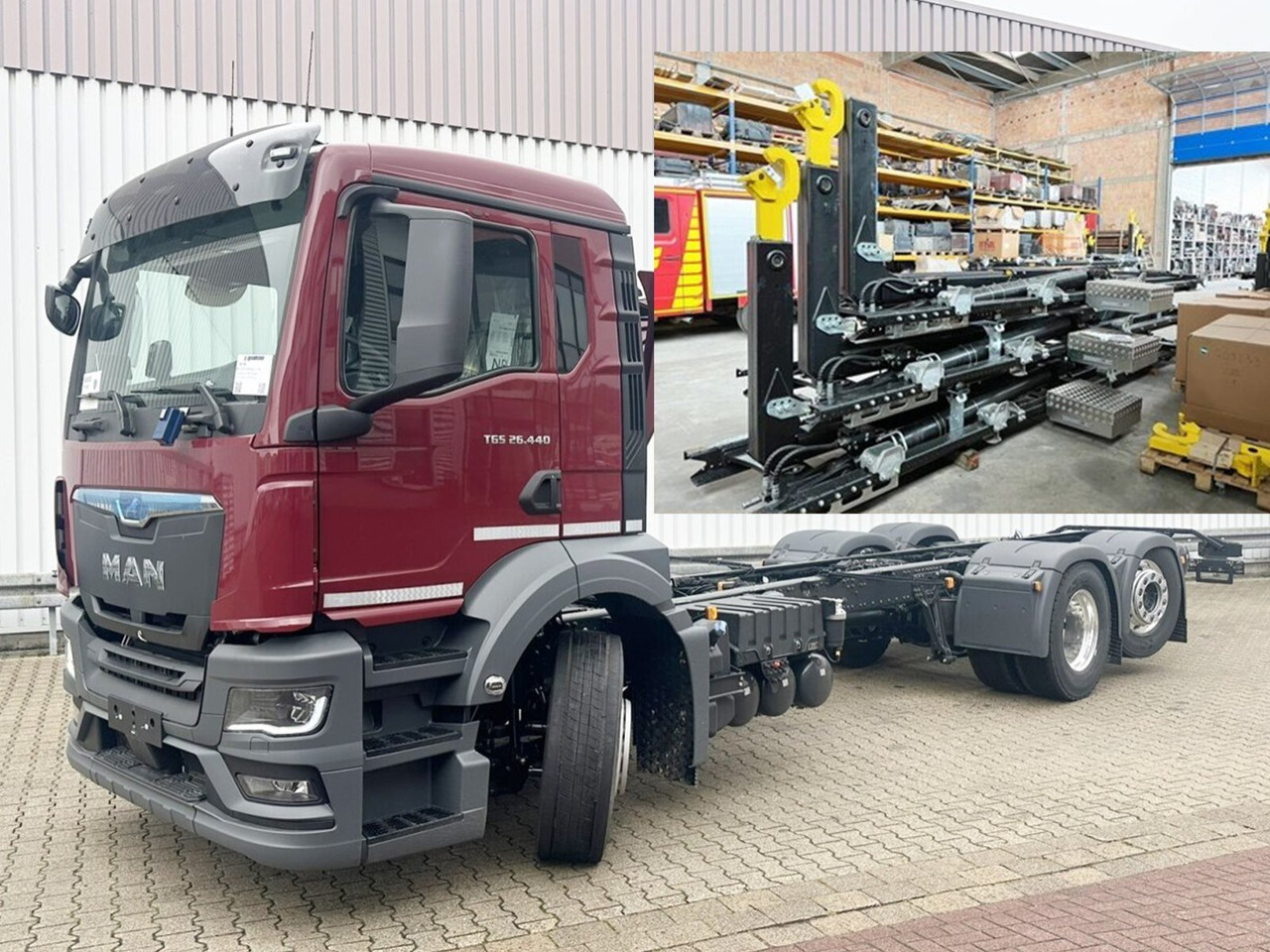 MAN TGS 26.440 6x2-4 LL CH TGS 26.440 6x2-4 LL CH, Lenk-/Liftachse, Navi, LED - 驾驶室底盘卡车:图1 MAN TGS 26.440 6x2-4 LL CH TGS 26.440 6x2-4 LL CH, Lenk-/Liftachse, Navi, LED - 驾驶室底盘卡车:图1