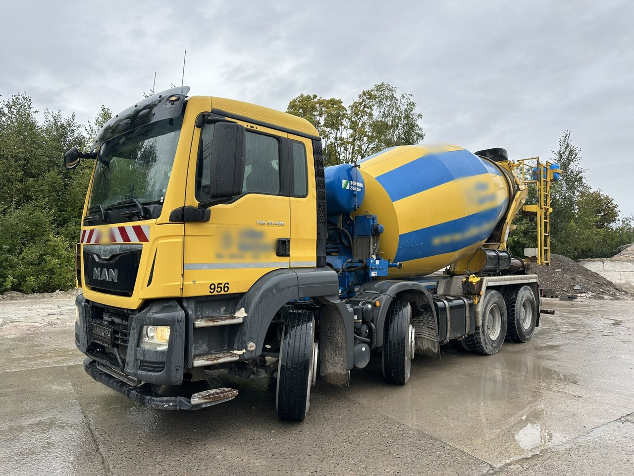 MAN TGS 32.400 8X4 BB TGS 32.400 8x4 BB, Stetter ca. 9m³ - 混凝土搅拌车:图1 MAN TGS 32.400 8X4 BB TGS 32.400 8x4 BB, Stetter ca. 9m³ - 混凝土搅拌车:图1