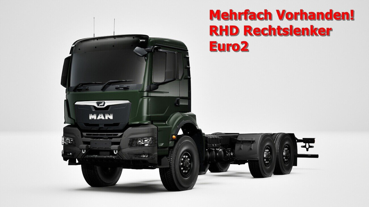 MAN TGS 33.440 6x6 BB CH RHD TGS 33.440 6x6 BB CH RHD, Euro2, Rechtslenker, Einzelbereifung - 驾驶室底盘卡车:图1 MAN TGS 33.440 6x6 BB CH RHD TGS 33.440 6x6 BB CH RHD, Euro2, Rechtslenker, Einzelbereifung - 驾驶室底盘卡车:图1