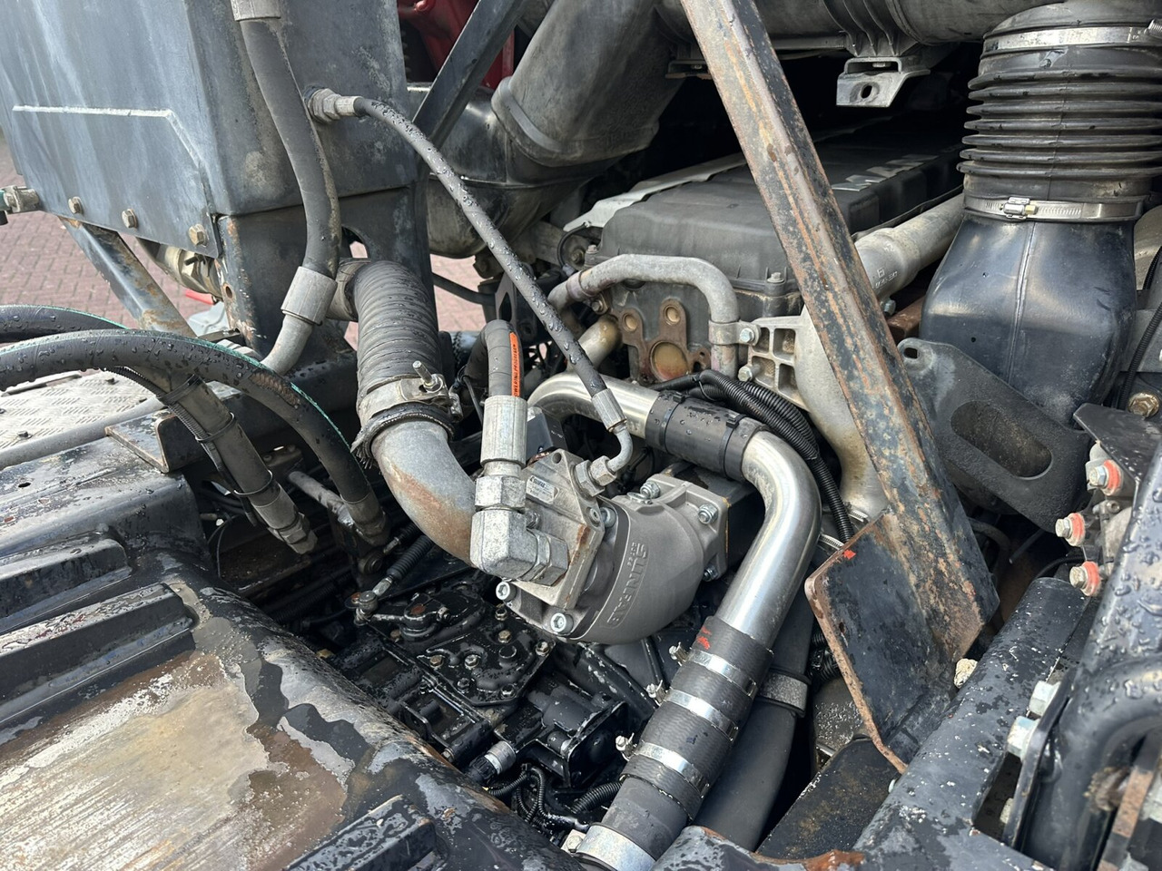 MAN TGS 35.480 8X4 BL TGS 35.400 8x4 BL, Schub-Knick bis 6,5m Container - 吊钩升降车:图5 MAN TGS 35.480 8X4 BL TGS 35.400 8x4 BL, Schub-Knick bis 6,5m Container - 吊钩升降车:图5