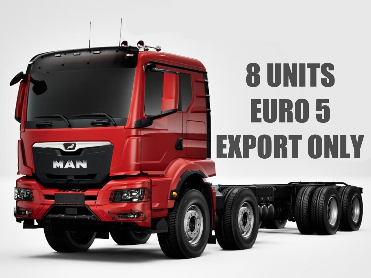 MAN TGS 41.480 8x4 BB CH TGS 41.480 8x4 BB CH, MEHRFACH VORHANDEN! - 驾驶室底盘卡车:图1 MAN TGS 41.480 8x4 BB CH TGS 41.480 8x4 BB CH, MEHRFACH VORHANDEN! - 驾驶室底盘卡车:图1