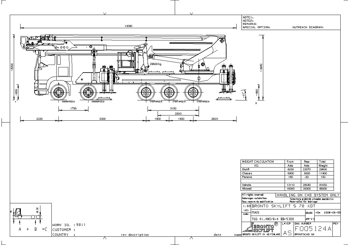 新的 驾驶室底盘卡车 MAN TGS 50.480BB 10x4 Retarder TGS 50.480BB 10x4 Retarder, 3-f.NA：图8