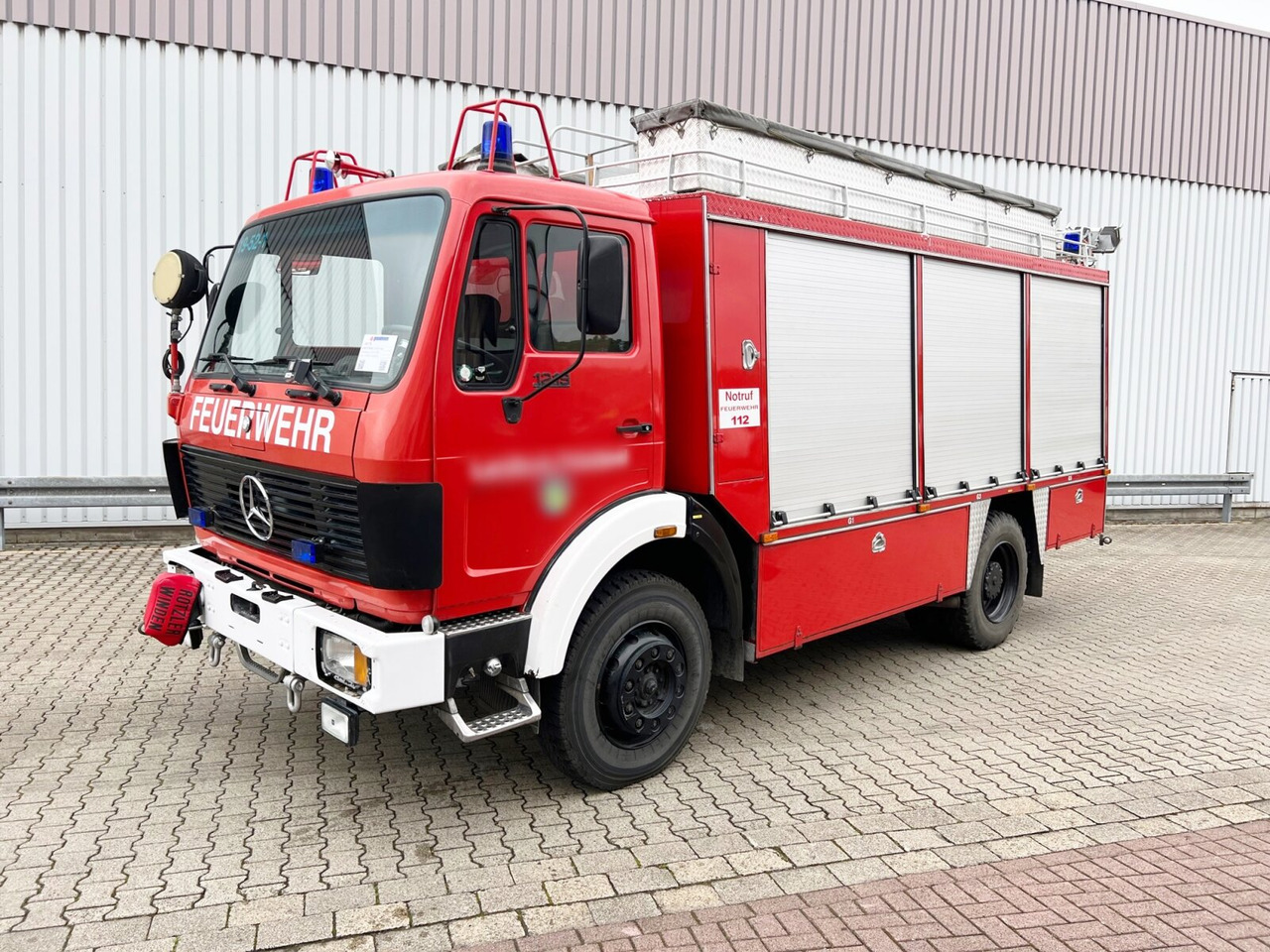 Mercedes-Benz 1219 AF 4x4 1219 AF 4x4, Rüstwagen, Seilwinde, Stromaggregat - 消防车:图1 Mercedes-Benz 1219 AF 4x4 1219 AF 4x4, Rüstwagen, Seilwinde, Stromaggregat - 消防车:图1