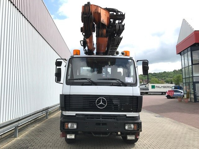 起重车, 栏板式/ 平板卡车 Mercedes-Benz 2638 K 6x4 mit Heckkran Palfinger PK 68000 2638 K 6x4 mit Heckkran Palfinger PK 68000：图8