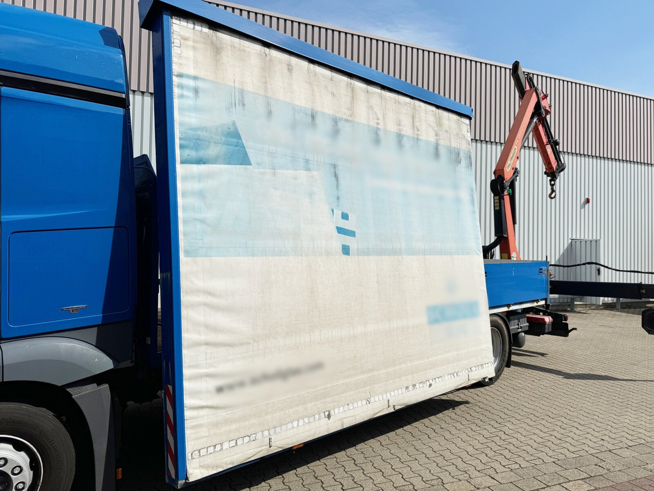 Mercedes-Benz Actros 1836 L 4x2 Actros 1836 L 4x2, Glastransporter, Heckkran Palfinger Pk 12002-EH, Funk - 起重车:图4 Mercedes-Benz Actros 1836 L 4x2 Actros 1836 L 4x2, Glastransporter, Heckkran Palfinger Pk 12002-EH, Funk - 起重车:图4