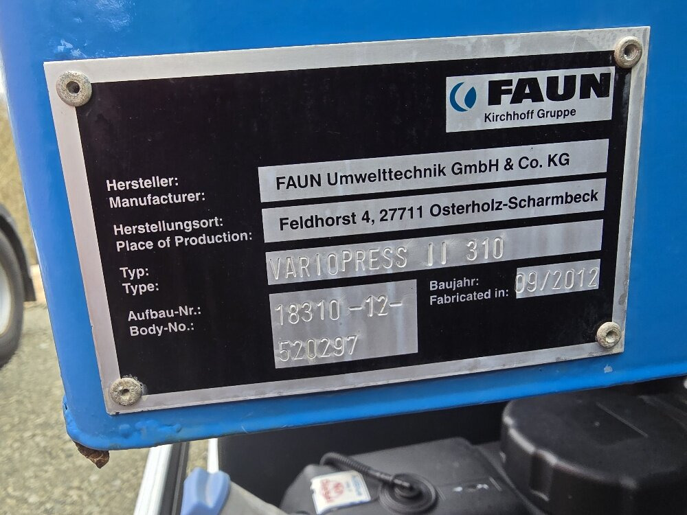 Mercedes-Benz Actros 2032 LA 4x4 Actros 2032 LA 4x4, Faun Variopress 310 ca. 10m³, Zöller Schüttung - 垃圾车:图4 Mercedes-Benz Actros 2032 LA 4x4 Actros 2032 LA 4x4, Faun Variopress 310 ca. 10m³, Zöller Schüttung - 垃圾车:图4