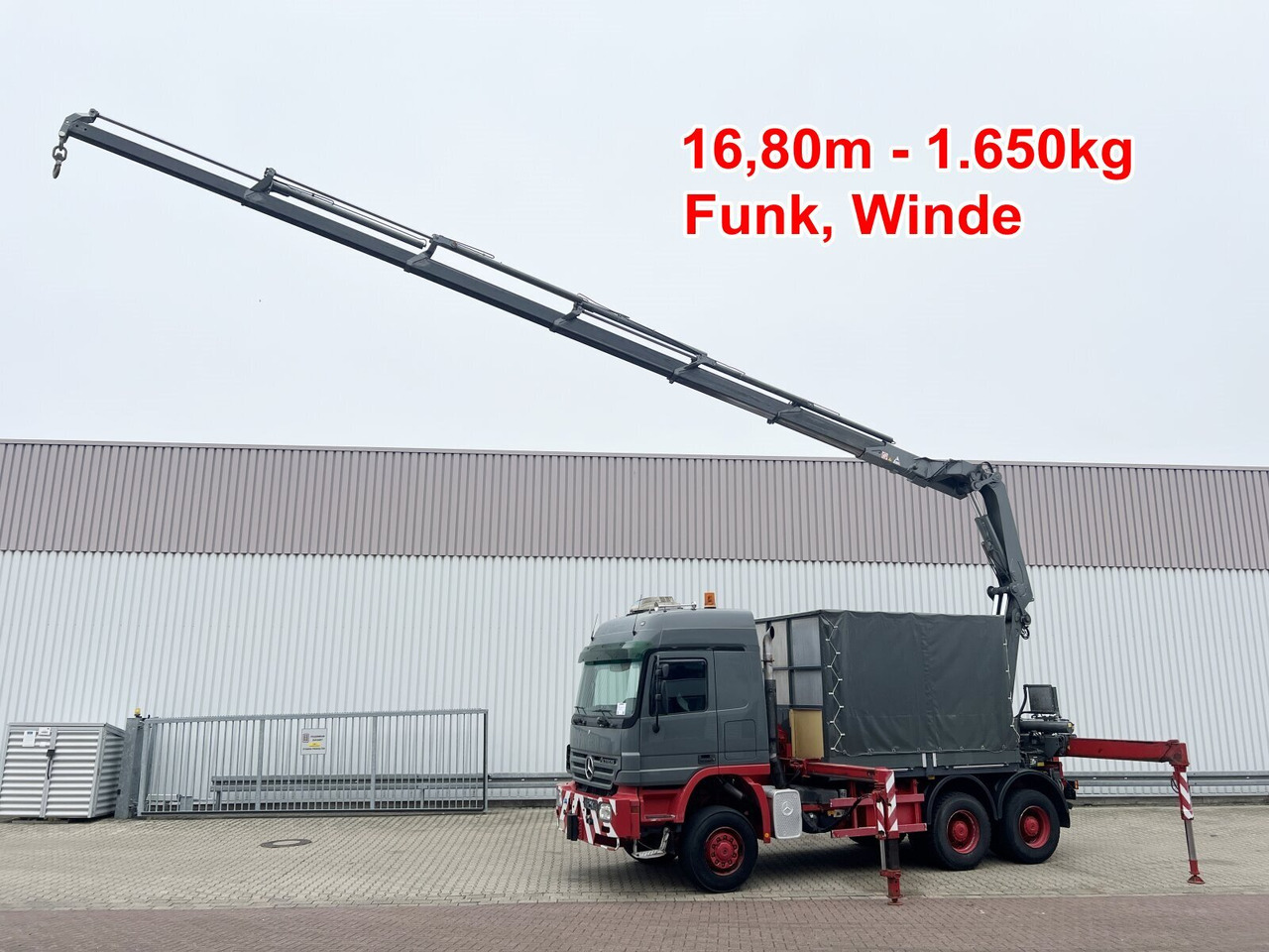 Mercedes-Benz Actros 3346 AK 6x6 Actros 3346 AK 6x6, 134t Anhängelast WSK, Heckkran Fassi F420AXP.26, Funk, Winde - 起重车:图1 Mercedes-Benz Actros 3346 AK 6x6 Actros 3346 AK 6x6, 134t Anhängelast WSK, Heckkran Fassi F420AXP.26, Funk, Winde - 起重车:图1