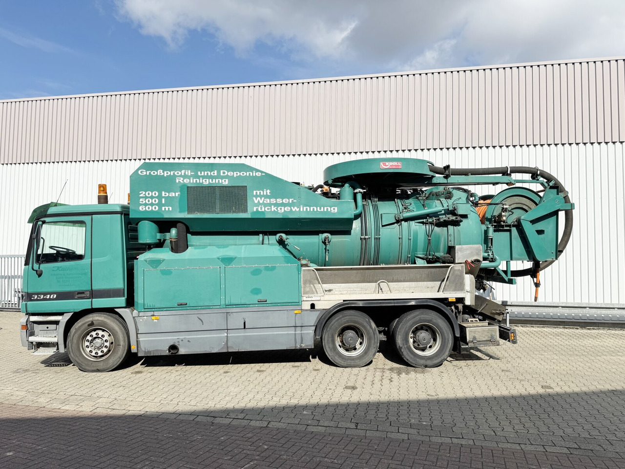 Mercedes-Benz Actros 3348 6x4 Actros 3348 6x4, V8, Kroll Saug-/Spülwagen ca. 14m³, Wasserrückgewinnung, Funk - 卡车:图5 Mercedes-Benz Actros 3348 6x4 Actros 3348 6x4, V8, Kroll Saug-/Spülwagen ca. 14m³, Wasserrückgewinnung, Funk - 卡车:图5