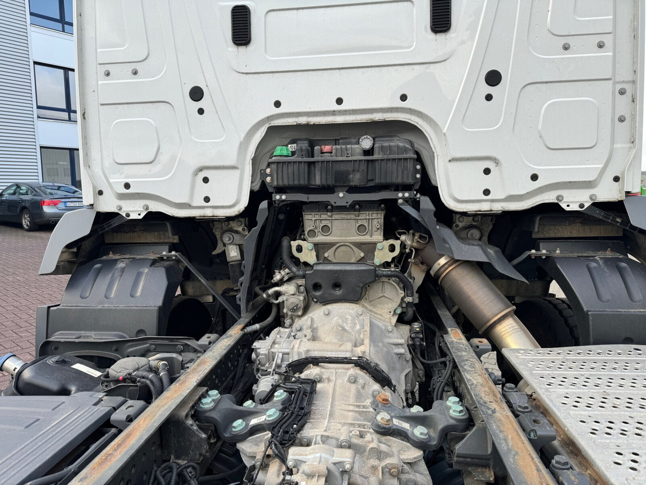 起重车 Mercedes-Benz Arocs 1840 L 4x2 Arocs 1840 L 4x2, Kran Palfinger PK12001L, Hochstand：图15