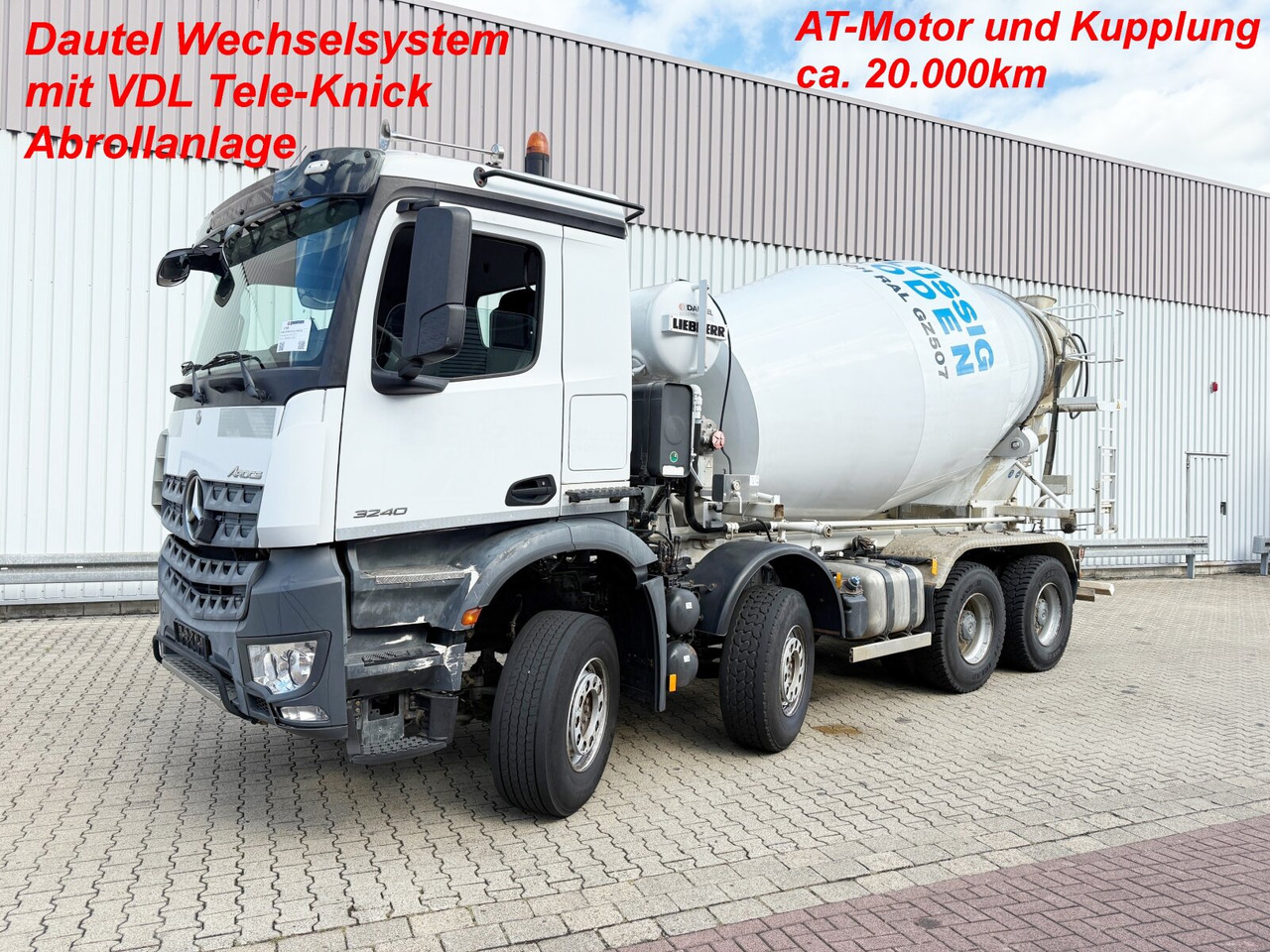 Mercedes-Benz Arocs 3240 8x4 Arocs 3240 8x4, 9 cbm Liebherr HTM 904 F - 混凝土搅拌车:图1 Mercedes-Benz Arocs 3240 8x4 Arocs 3240 8x4, 9 cbm Liebherr HTM 904 F - 混凝土搅拌车:图1