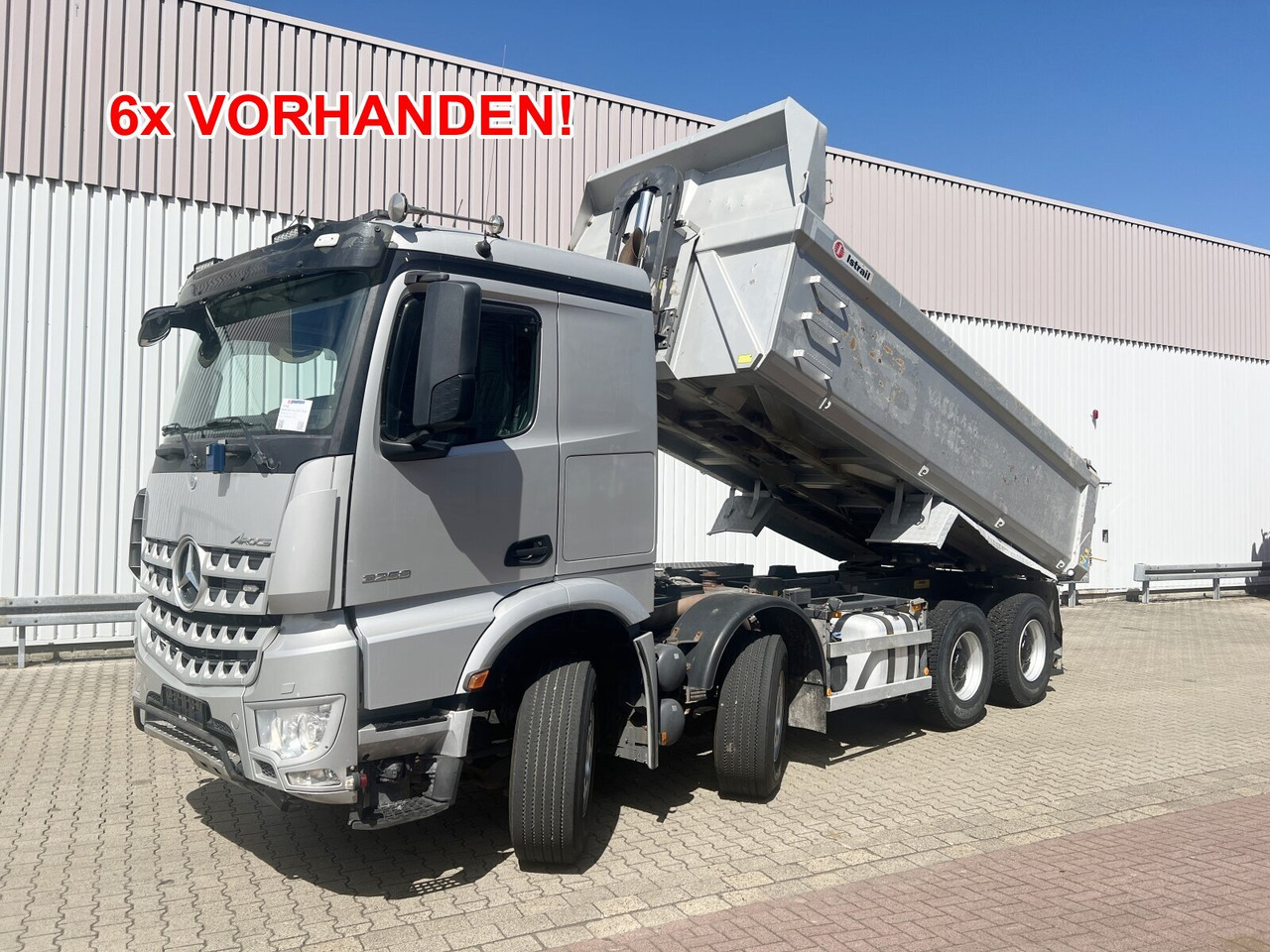 Mercedes-Benz Arocs 3251 LK 8x4/4 Arocs 3251 LK 8x4/4, Retarder, Stahlmulde ca. 15m³, hydr. Heckklappe - 自卸车:图1 Mercedes-Benz Arocs 3251 LK 8x4/4 Arocs 3251 LK 8x4/4, Retarder, Stahlmulde ca. 15m³, hydr. Heckklappe - 自卸车:图1