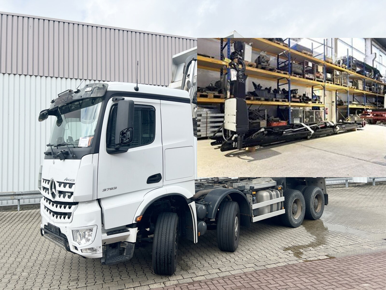 Mercedes-Benz Arocs 3253 K 8x4/4 Arocs 3253 K 8x4/4, Retarder, Motorabtrieb - 吊钩升降车:图1 Mercedes-Benz Arocs 3253 K 8x4/4 Arocs 3253 K 8x4/4, Retarder, Motorabtrieb - 吊钩升降车:图1