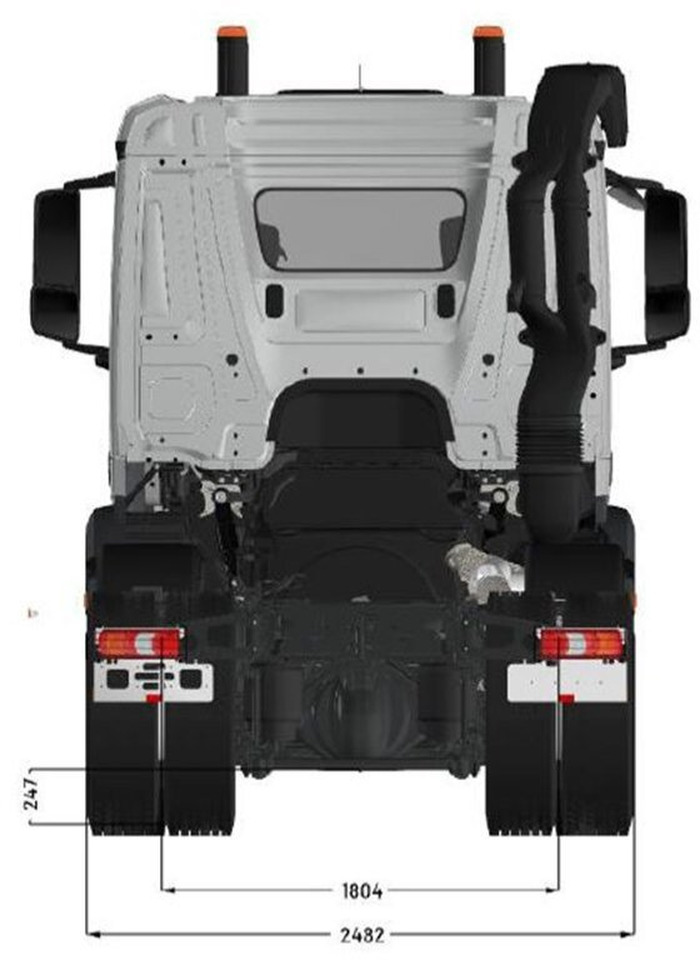 Mercedes-Benz Arocs 3253 L 8x4/4 Arocs 3253 L 8x4/4, MultimediaCockpit, Navi, Motorabtrieb - 驾驶室底盘卡车:图4 Mercedes-Benz Arocs 3253 L 8x4/4 Arocs 3253 L 8x4/4, MultimediaCockpit, Navi, Motorabtrieb - 驾驶室底盘卡车:图4