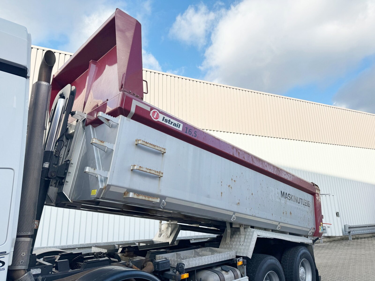 自卸车 Mercedes-Benz Arocs 3258 LK 8x4/4 Arocs 3258 LK 8x4/4, Retarder, Stahlmulde ca. 14m³, hydr. Heckklappenöffnung：图14