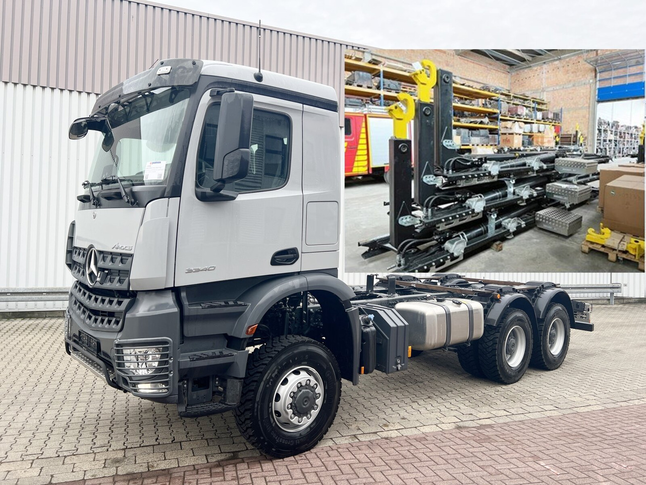 Mercedes-Benz Arocs 3340/46 A 6x6 Arocs 3340/46 A 6x6/39, Grounder - 吊钩升降车:图1 Mercedes-Benz Arocs 3340/46 A 6x6 Arocs 3340/46 A 6x6/39, Grounder - 吊钩升降车:图1