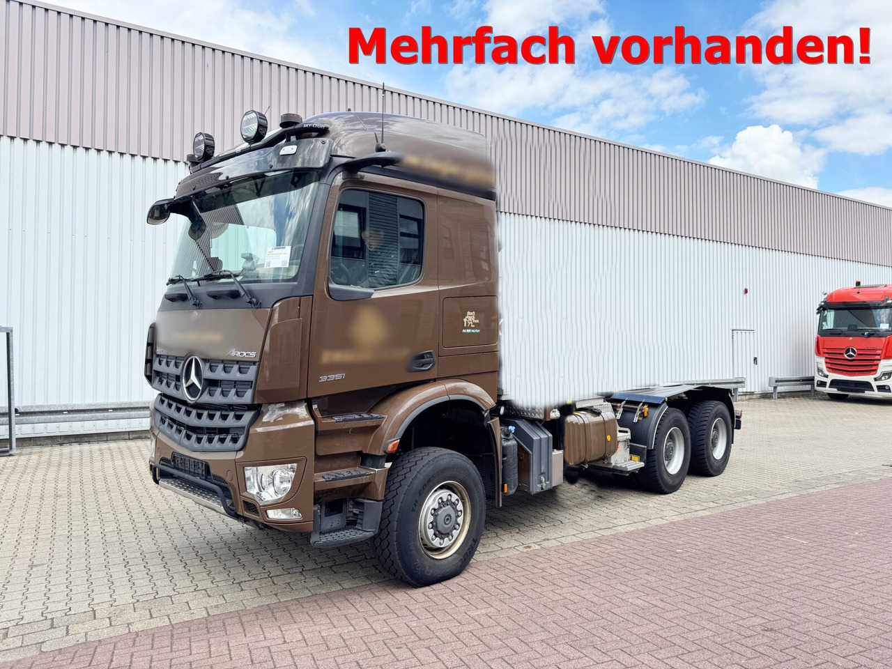 Mercedes-Benz Arocs 3351 LS 6x6 Arocs 3351 LS 6x6, Grounder, MirrorCam, Navi - 驾驶室底盘卡车:图1 Mercedes-Benz Arocs 3351 LS 6x6 Arocs 3351 LS 6x6, Grounder, MirrorCam, Navi - 驾驶室底盘卡车:图1