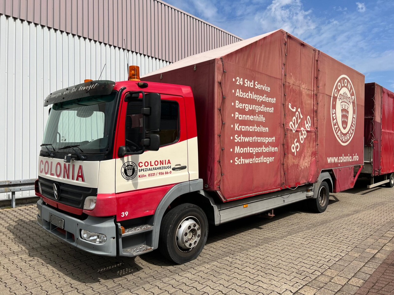 Mercedes-Benz Atego 1223 L 4x2 Atego 1223 L 4x2, Kompl. Zug, Lift- & Schiebeplateau, Funk - 自动转运卡车:图1 Mercedes-Benz Atego 1223 L 4x2 Atego 1223 L 4x2, Kompl. Zug, Lift- & Schiebeplateau, Funk - 自动转运卡车:图1