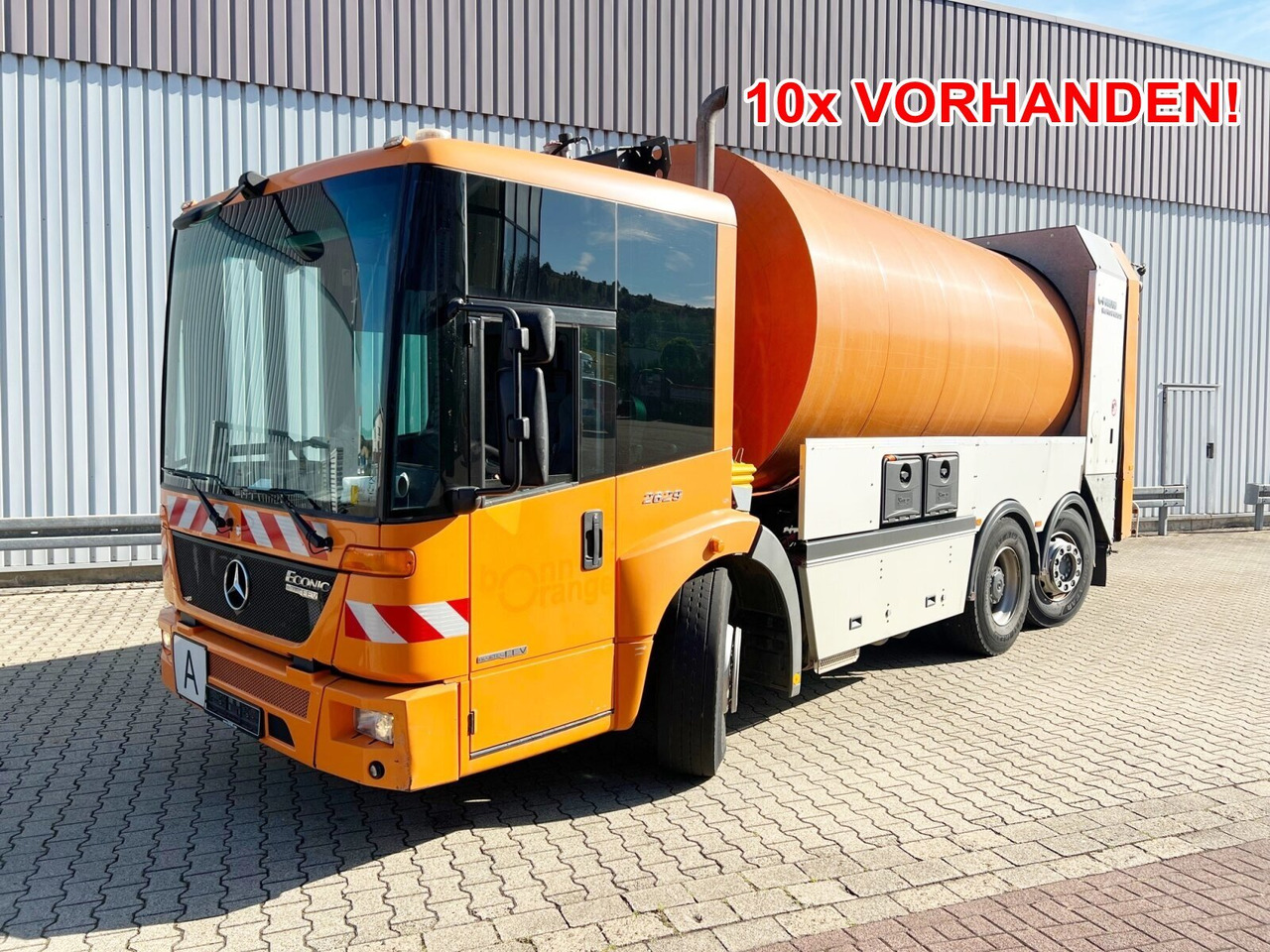 Mercedes-Benz Econic 2629 L/NLA 6x2/4 Econic 2629 L/NLA 6x2/4, EEV, Lenkachse, FAUN Rotopress 519L, Zöller-Schüttung - 垃圾车:图1 Mercedes-Benz Econic 2629 L/NLA 6x2/4 Econic 2629 L/NLA 6x2/4, EEV, Lenkachse, FAUN Rotopress 519L, Zöller-Schüttung - 垃圾车:图1