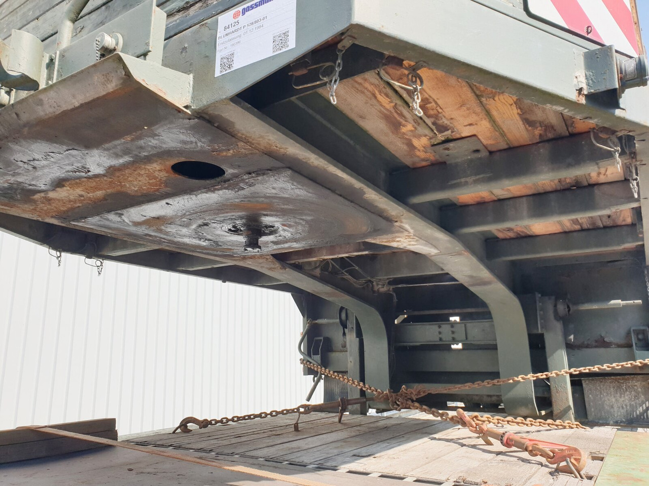 低装载半拖车 用于运输 重型机械 P 528/803-01 BLUMHARDT P 528/803-01, 3-Achs Satteltieflader, Ex-:图13 低装载半拖车 用于运输 重型机械 P 528/803-01 BLUMHARDT P 528/803-01, 3-Achs Satteltieflader, Ex-:图13