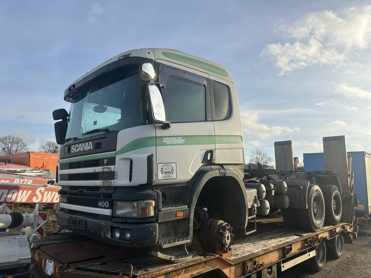 Scania 124C 400 6x6 124C 400 6x6 - 驾驶室底盘卡车:图1 Scania 124C 400 6x6 124C 400 6x6 - 驾驶室底盘卡车:图1