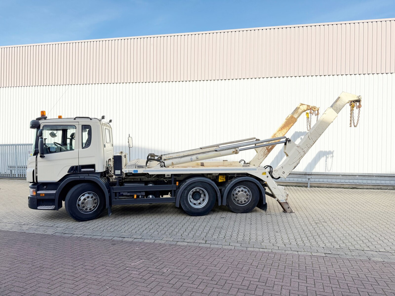 箕斗装载车 Scania P 320/400 6x2-4 P 320/400 6x2-4, Lenk-/Liftachse, Tele-Absetzanlage, Funk：图14