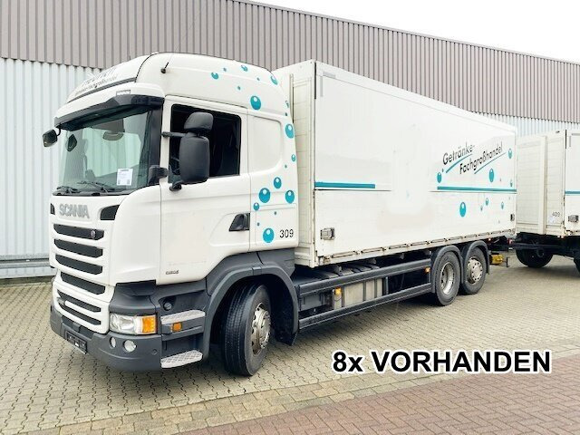 Scania R450 LB 6x2-4 R450 LB 6x2-4 Getränkekoffer, Retarder, Lift-/Lenkachse, Stapleraufnahme - 厢式卡车:图1 Scania R450 LB 6x2-4 R450 LB 6x2-4 Getränkekoffer, Retarder, Lift-/Lenkachse, Stapleraufnahme - 厢式卡车:图1