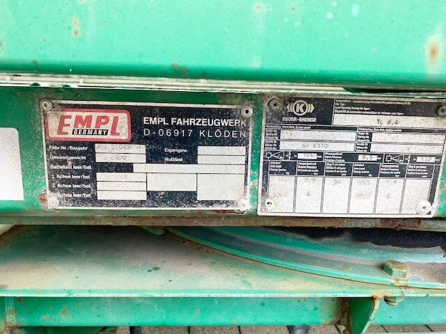 TL 6,4 Empl TL 6,4 Spezial-Tiefladeanhänger, Ex-Polizei - 低装载拖车:图5 TL 6,4 Empl TL 6,4 Spezial-Tiefladeanhänger, Ex-Polizei - 低装载拖车:图5