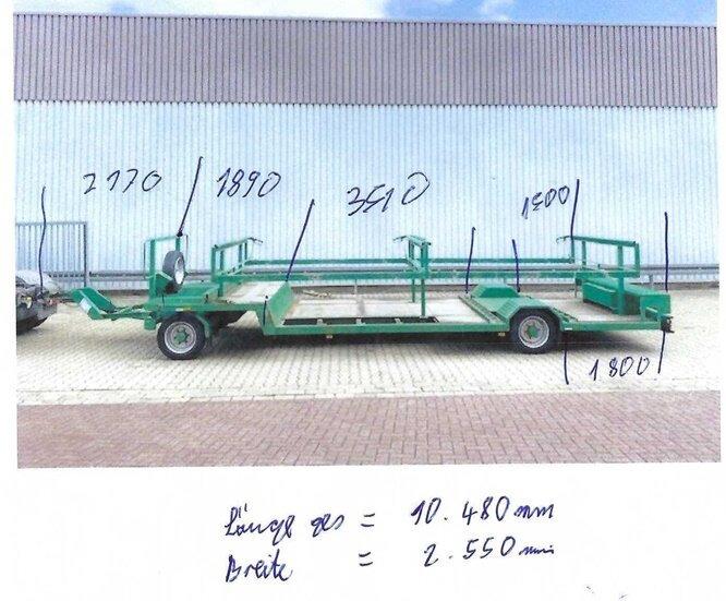 TL 6,4 Empl TL 6,4 Spezial-Tiefladeanhänger, Ex-Polizei - 栏板式/ 平板拖车:图5 TL 6,4 Empl TL 6,4 Spezial-Tiefladeanhänger, Ex-Polizei - 栏板式/ 平板拖车:图5