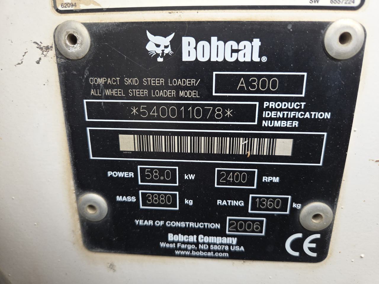 BOBCAT A300 - 滑移装载机:图5 BOBCAT A300 - 滑移装载机:图5