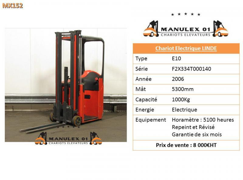Linde E10 - 电动叉车:图2 Linde E10 - 电动叉车:图2