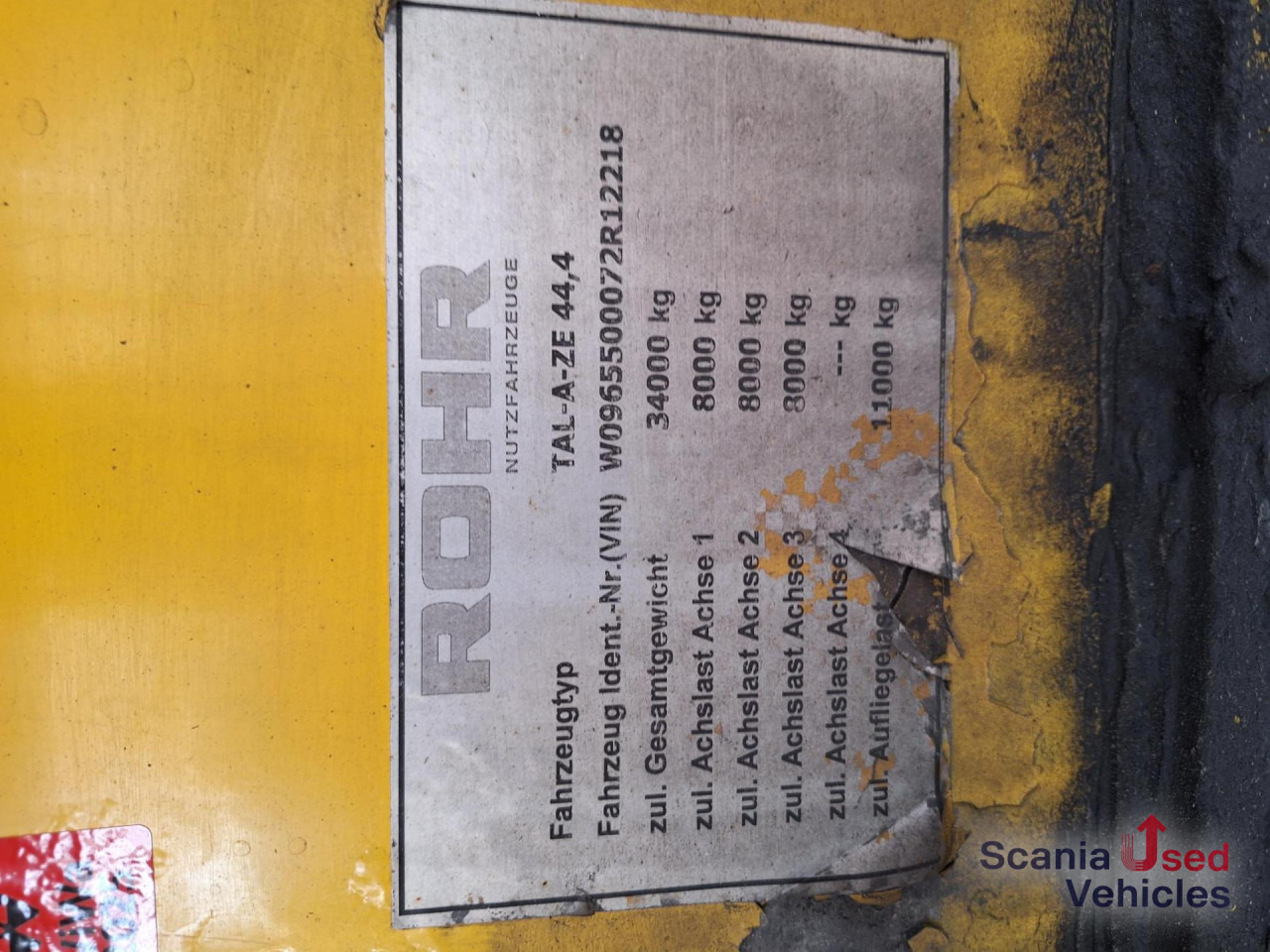 ROHR Tankauflieger f. Treibst. 4 Kammern 2 x Lift - 液罐半拖车:图4 ROHR Tankauflieger f. Treibst. 4 Kammern 2 x Lift - 液罐半拖车:图4