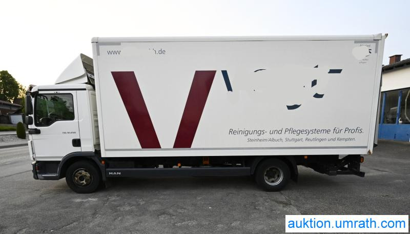 MAN MAN TGL 12.250 4x2 L/BL Koffer Ladebordwand Klimaautomatik NAVI Luftfederung Automatikgetriebe EURO 6 - 厢式卡车:图1 MAN MAN TGL 12.250 4x2 L/BL Koffer Ladebordwand Klimaautomatik NAVI Luftfederung Automatikgetriebe EURO 6 - 厢式卡车:图1